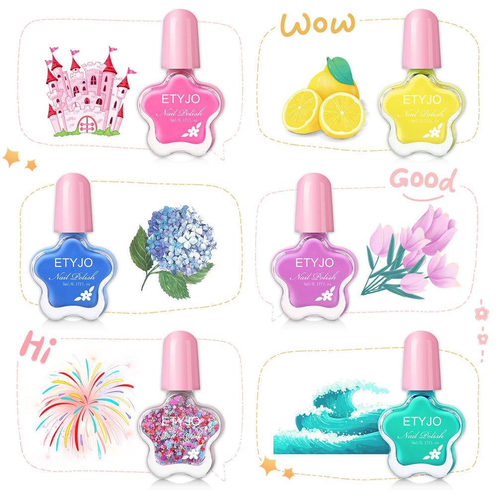 ETYJO vernis enfant séchage rapide: prêt à toucher en quelques minutes.