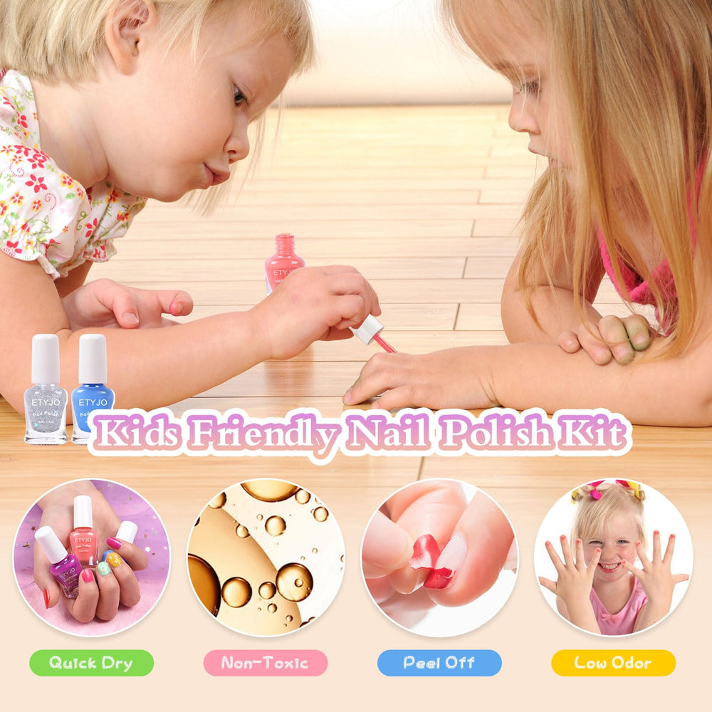 ETYJO Vernis Enfants – glitter et couleurs candy pour des décorations uniques.
