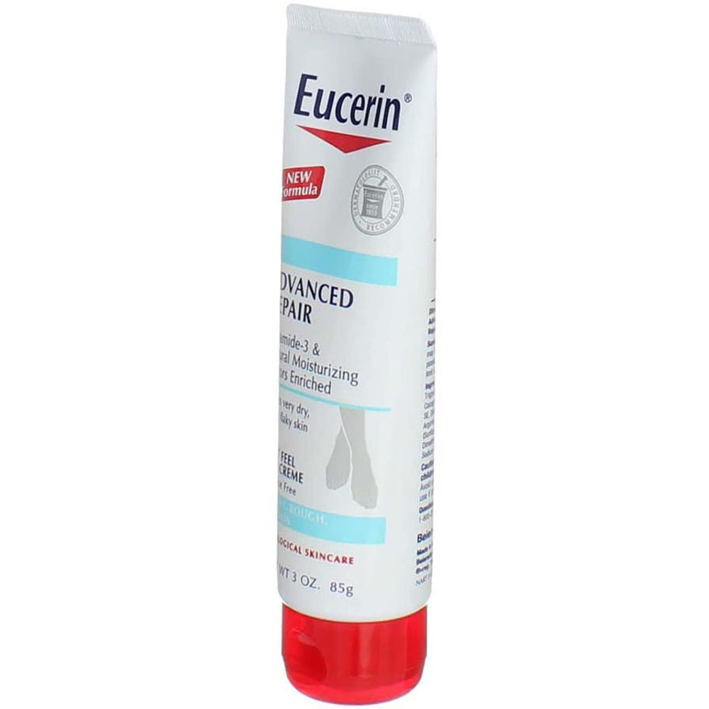 Acides alpha-hydroxy tamponnés dans la formule Eucerin Advanced Repair.
