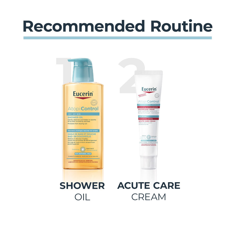Peau hydratée et souple après utilisation de AtopiControl