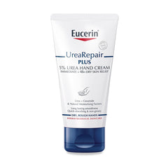 Eucerin Crème Mains Séche 5% Urée dans son pot 75 ml, hydratation durable.