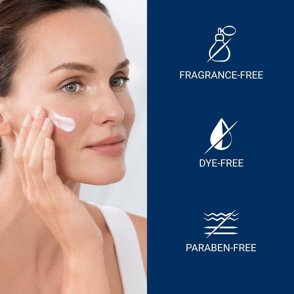 Rituel matin et soir avec Eucerin - texture légère et absorption rapide.