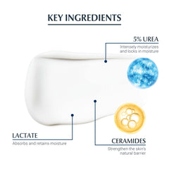 Crème visage Eucerin, texture non grasse, soin quotidien pour peau sensible.