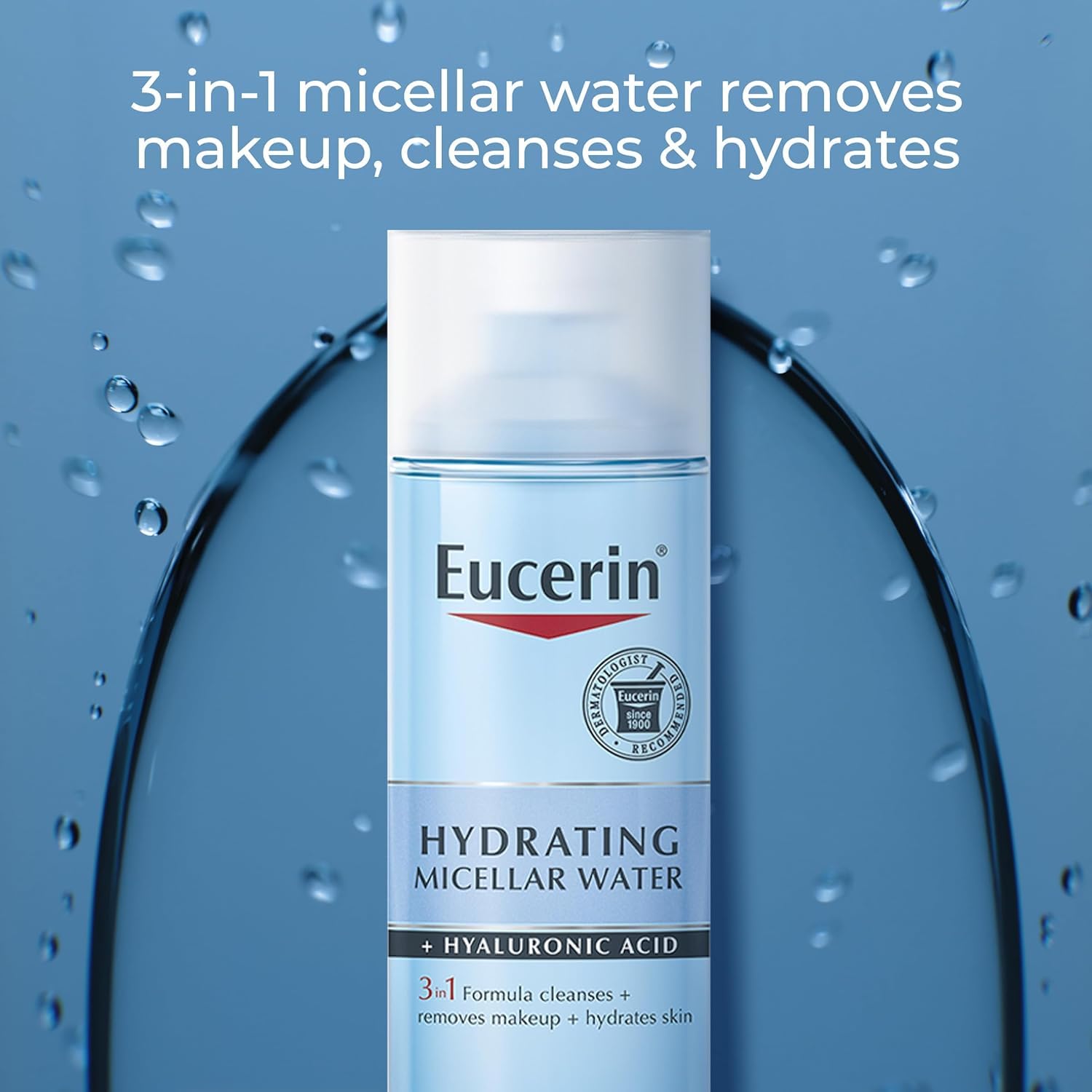 Cotons imbibés d’Eucerin micellaire pour démaquillage sans rinçage