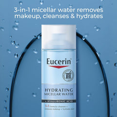 Cotons imbibés d’Eucerin micellaire pour démaquillage sans rinçage