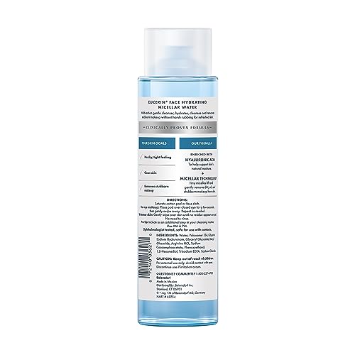 Eucerin emballage sans parfum souligne une routine de soin douce.