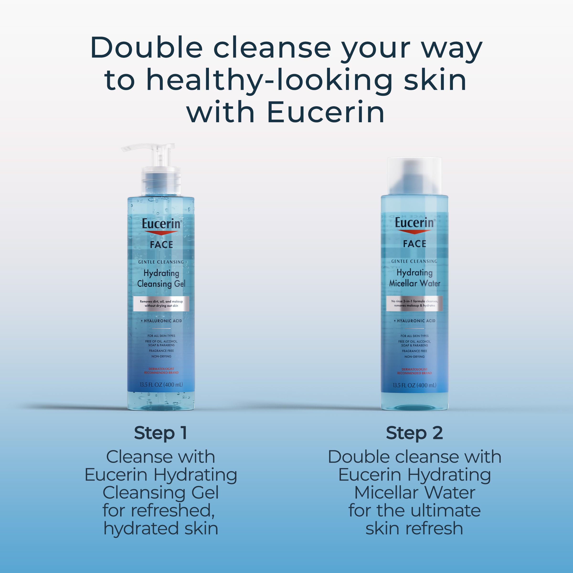 Eucerin sans parfum convient aux peaux sensibles.