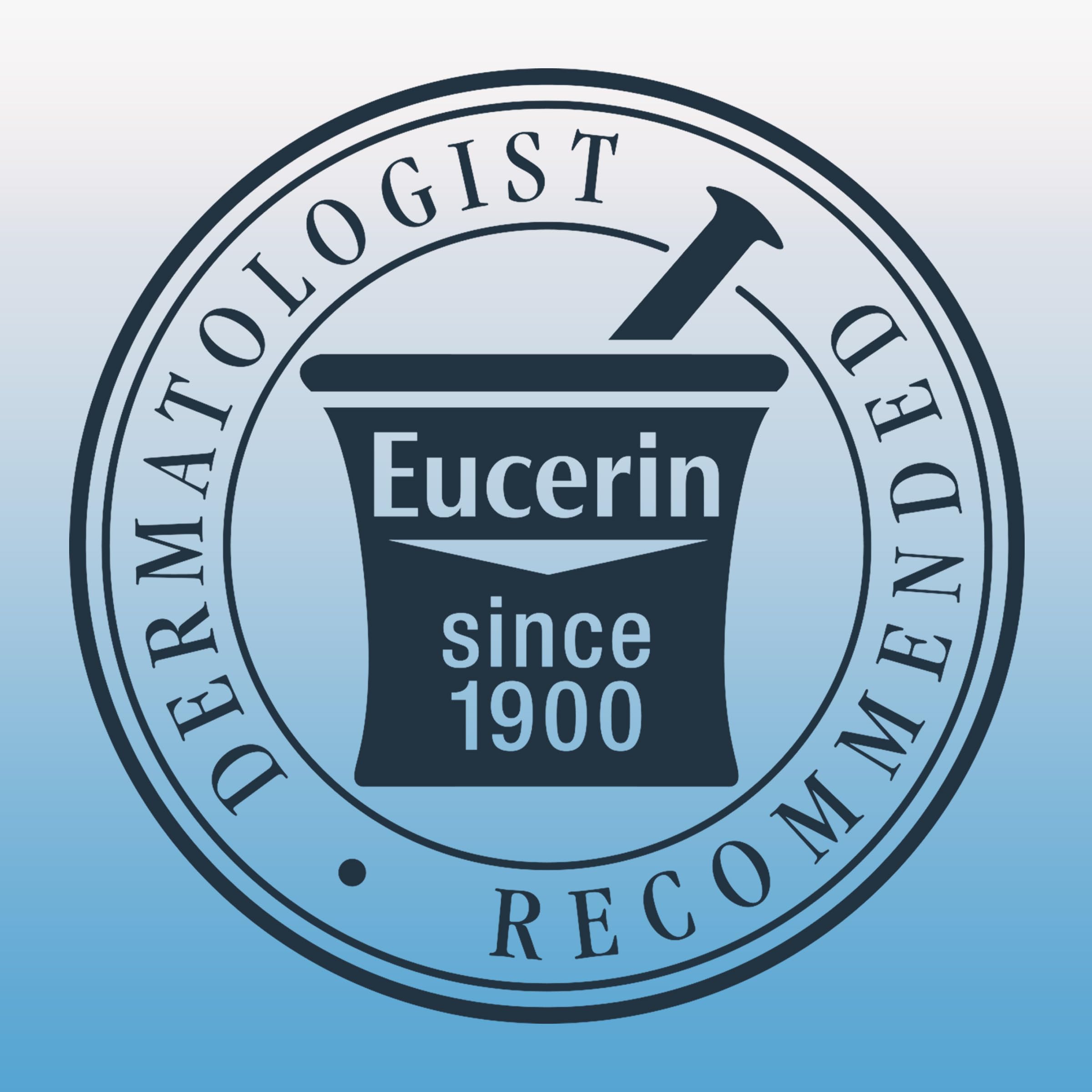 Eucerin test ophthalmologique et compatible lentilles.