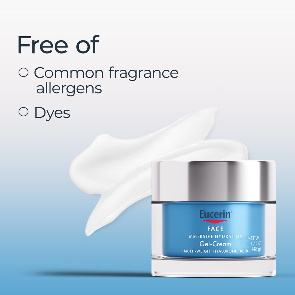 Eucerin Immersive Hydration non comédogène, adapté à tous types de peau.