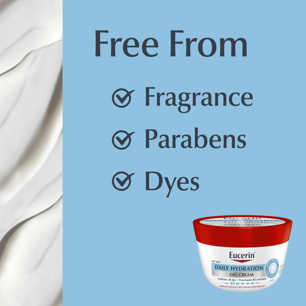 Eucerin Formulation non comédogène adaptée à l'usage quotidien.