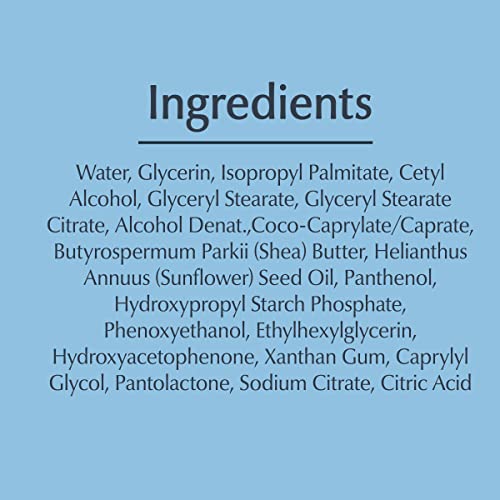 Eucerin Sans colorants et parabènes, formulation douce pour peau sensible.