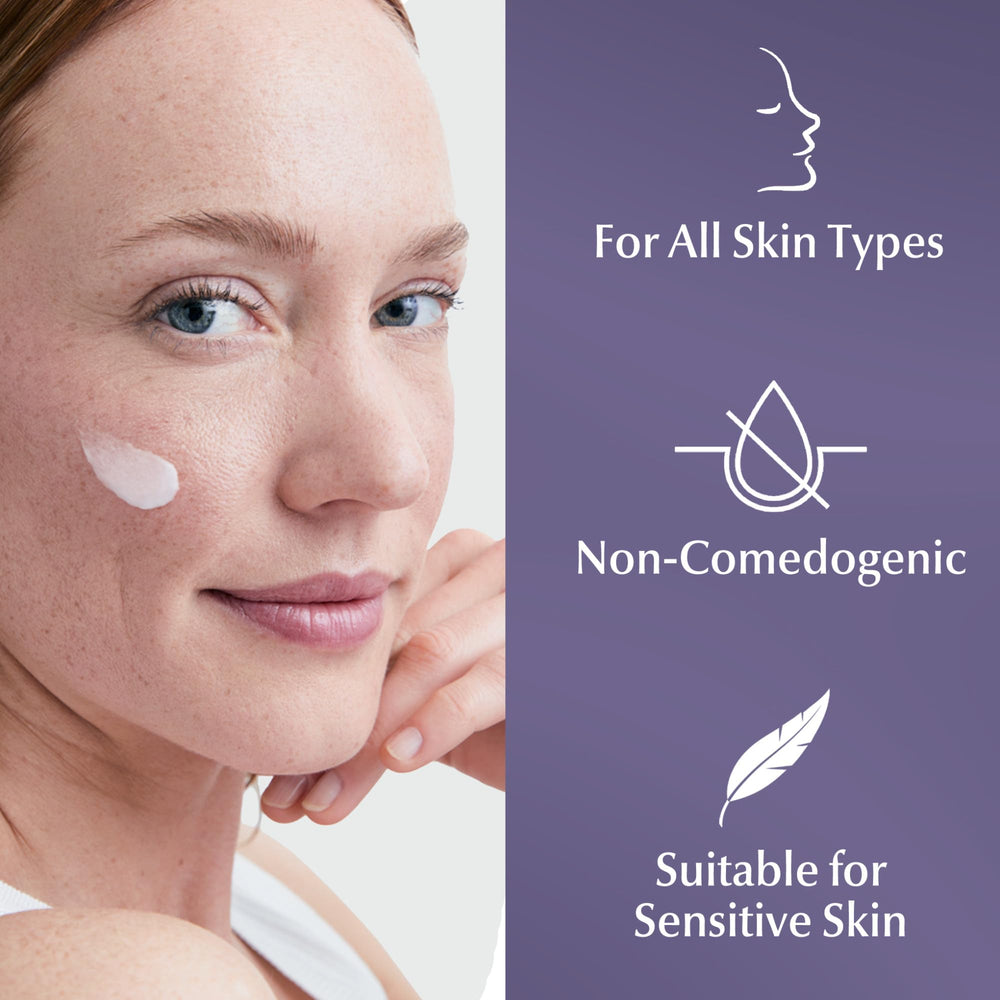 Crème non comédogène n obstruant pas les pores.