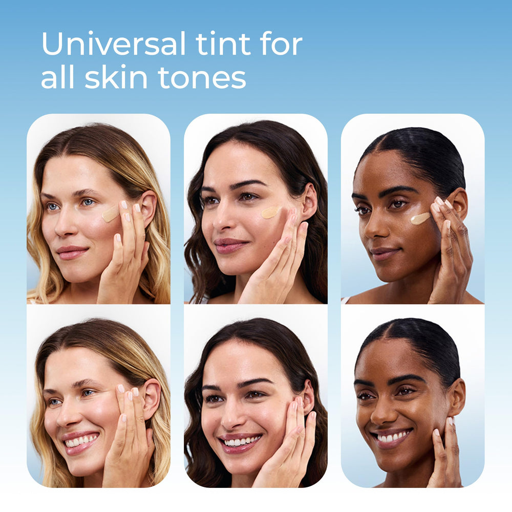 Hypoallergénique et développé par des dermatologues pour peaux sensibles.