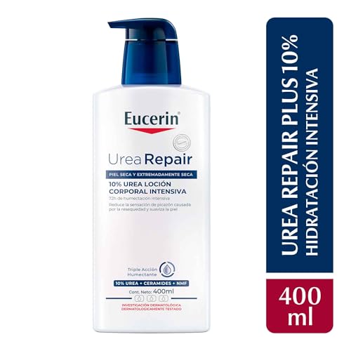 Eucerin Urea Repair Plus: texture crème hydratante prête à nourrir la peau