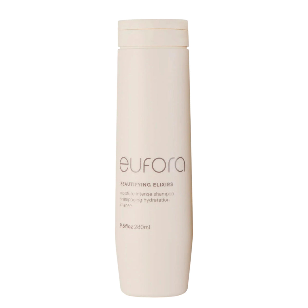Eufora Beautifying Elixirs Moisture Intense Shampoo bouteille, hydratation profonde pour cheveux doux et soyeux
