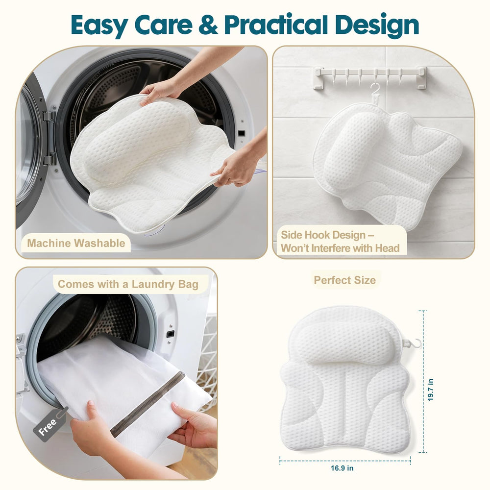 Oreiller bain EULAXLAB dans un coffret cadeau luxueux.