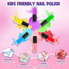 Autocollants Ongles EULRGAUS pour enfants, personnalisation facile et amusante.