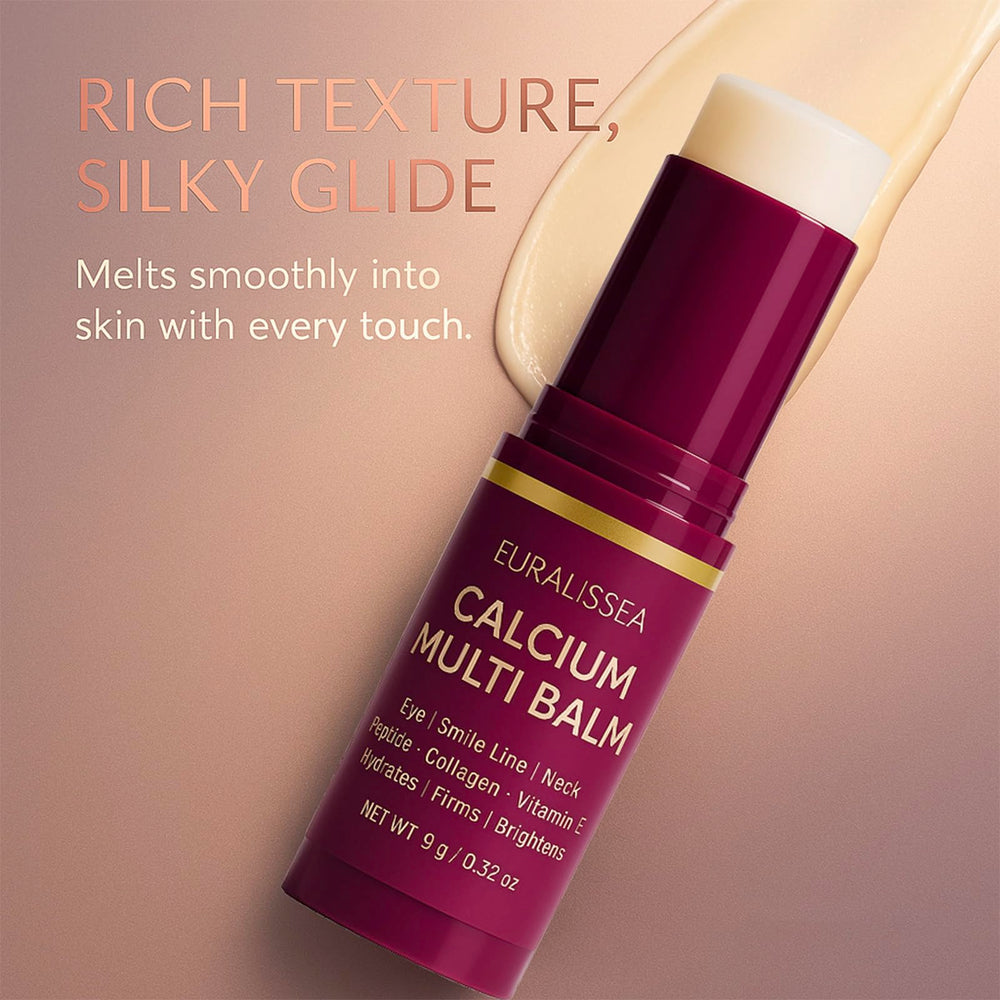 Euralissea Calcium Multi Baume Solide: application rapide sur le contour des yeux.