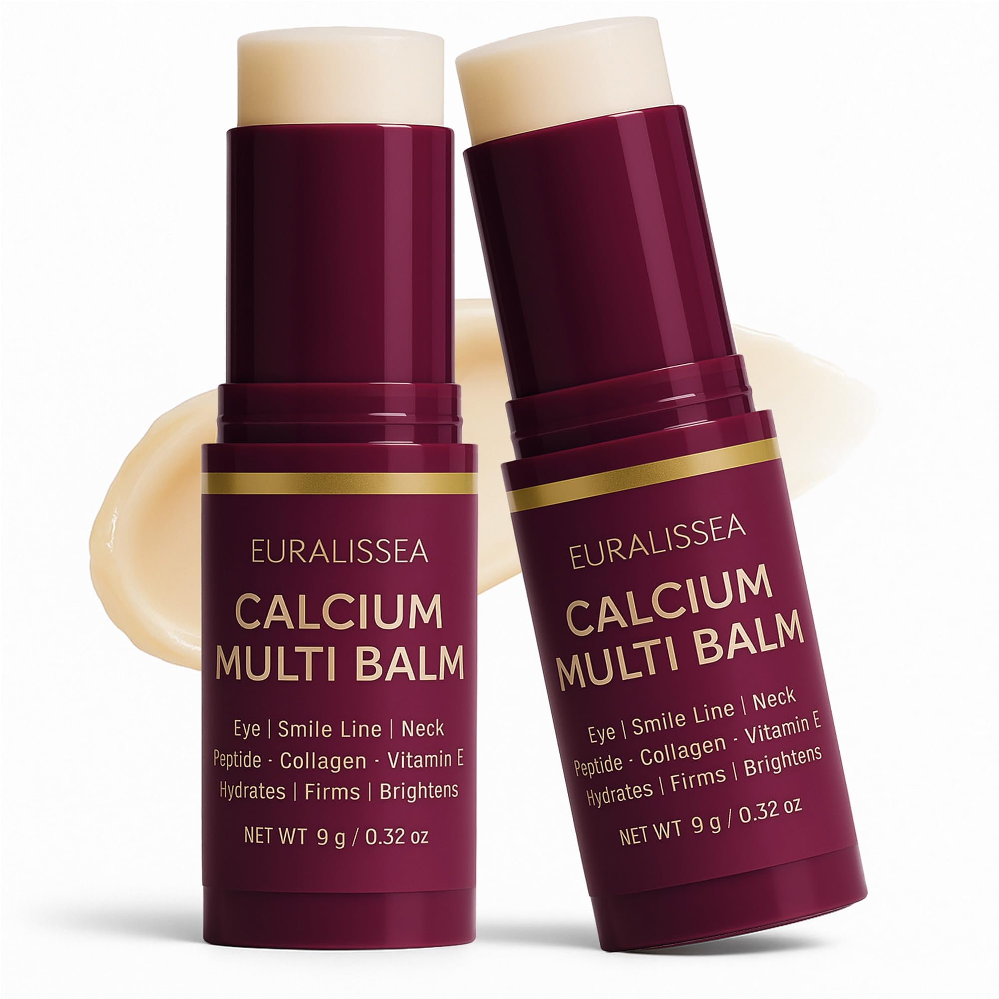 Euralissea Calcium Multi Baume Solide: emballage compact pour soin rapide en déplacement.