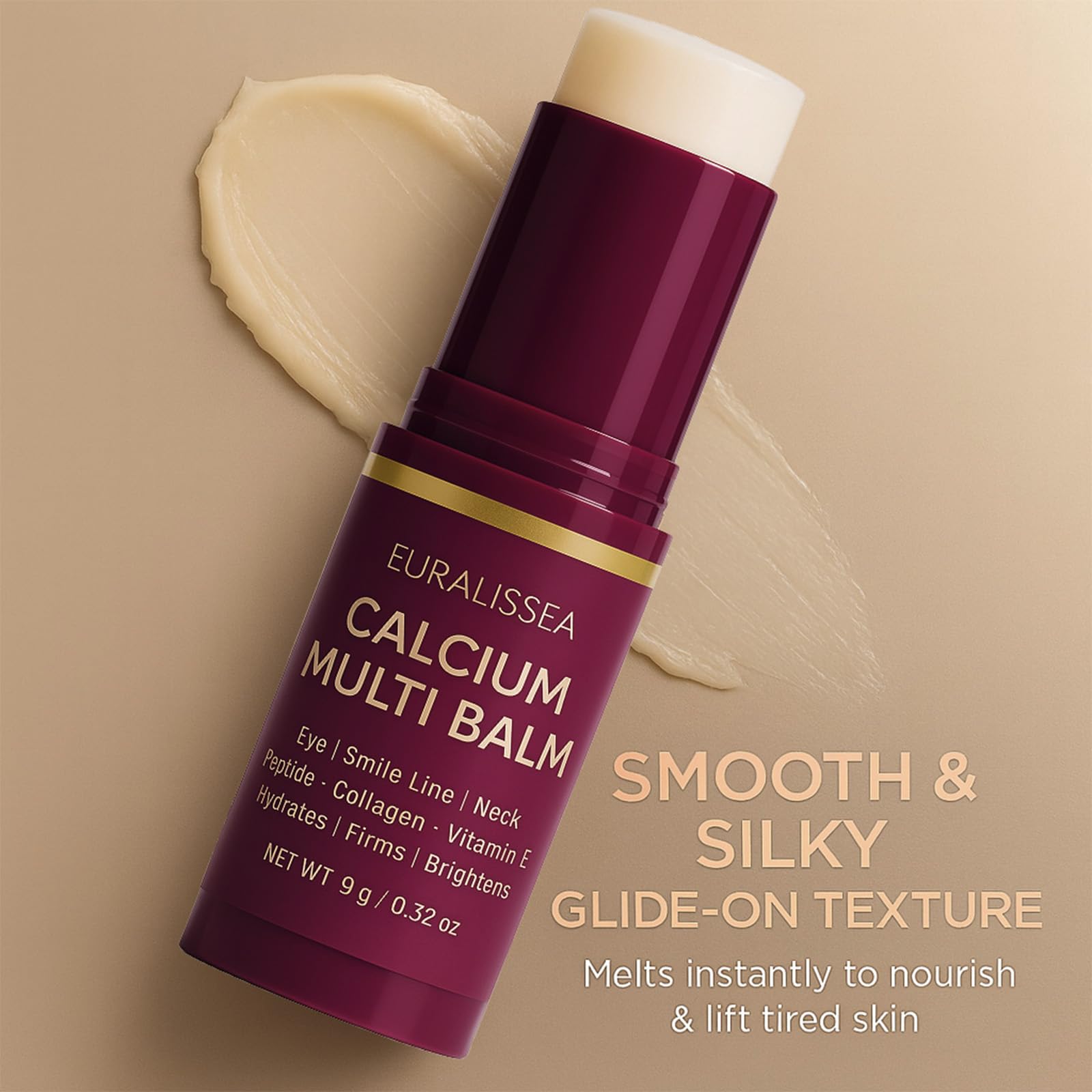 Euralissea Calcium Multi Baume Solide: contour des yeux nourri et rafraîchi.