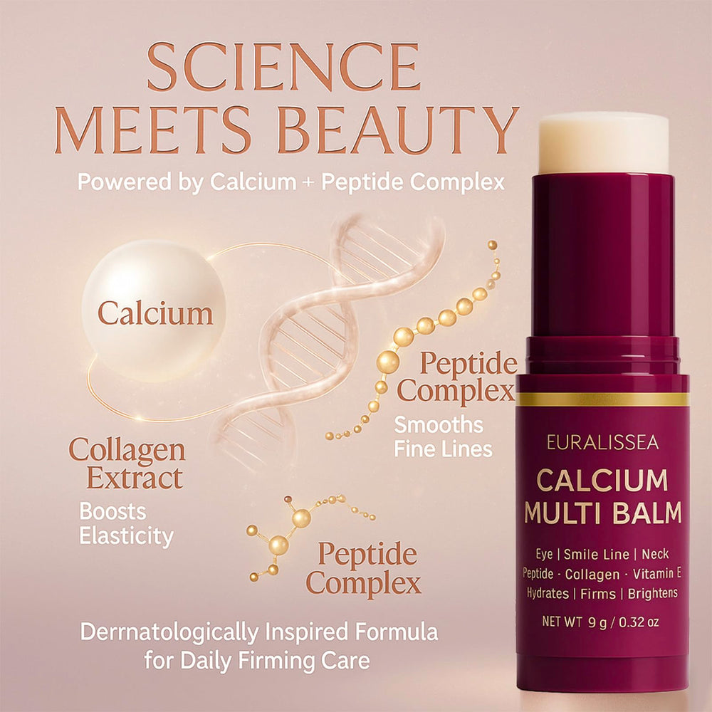 Euralissea Calcium Multi Baume Solide: soin visage quotidien pour hydratation continue.
