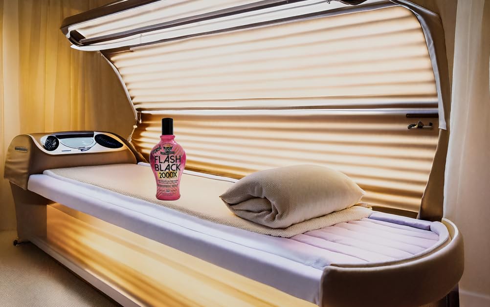 European Gold Flash Black 2000X – application ritualisée pour une peau éclatante après chaque session