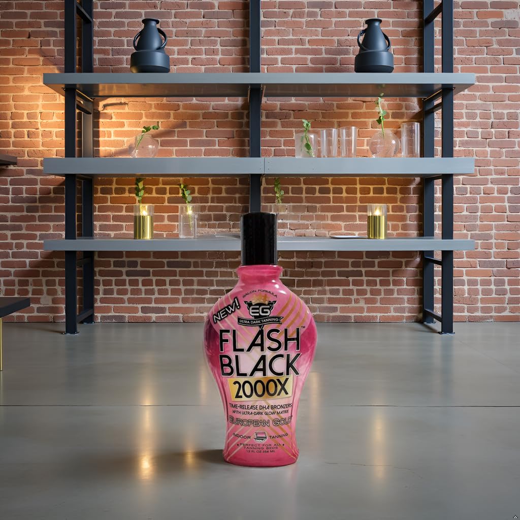 European Gold Flash Black 2000X – emballage compact et facile à ranger