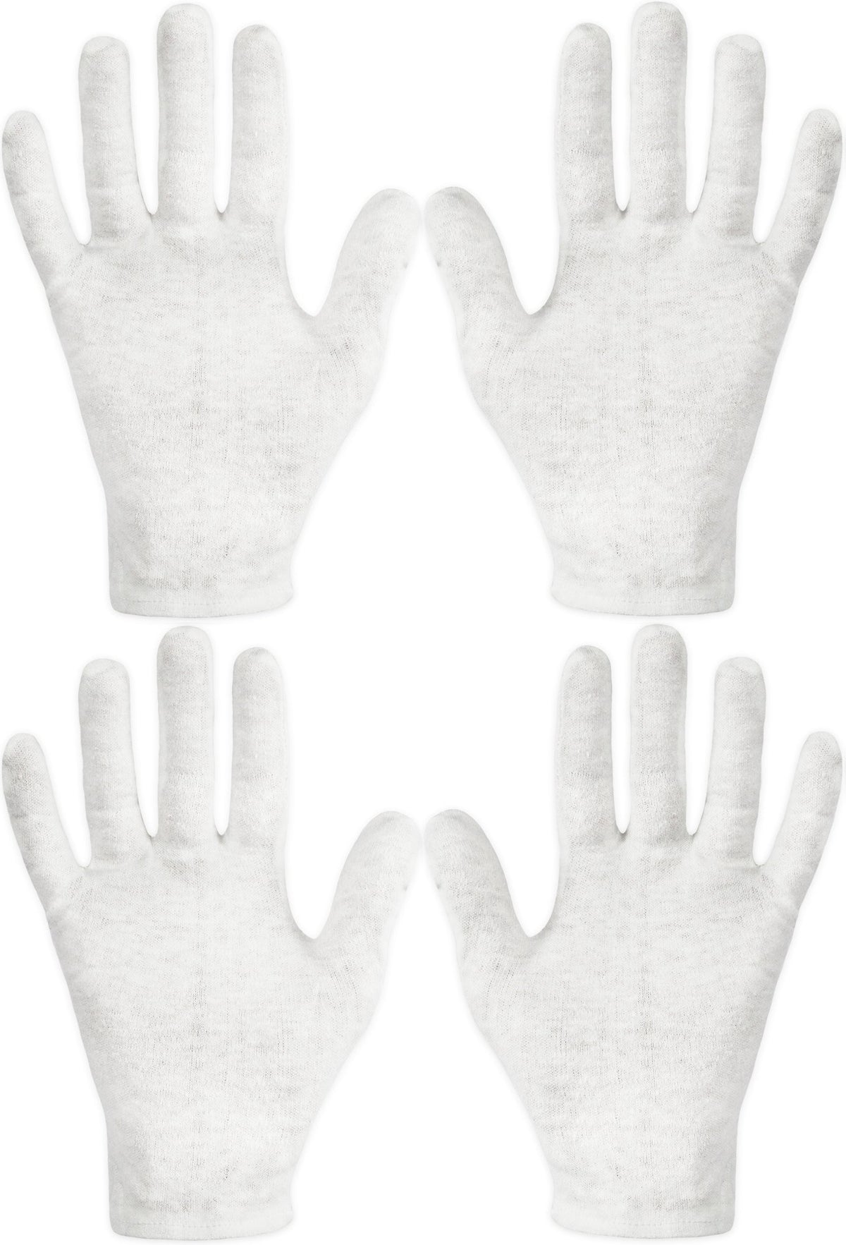 Gants Eurow nocturnes retiennent la lotion pour une peau plus douce.