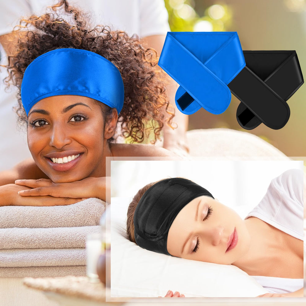 Eurzom wrap satin brun foncé, doux et flexible pour toutes les coiffures.