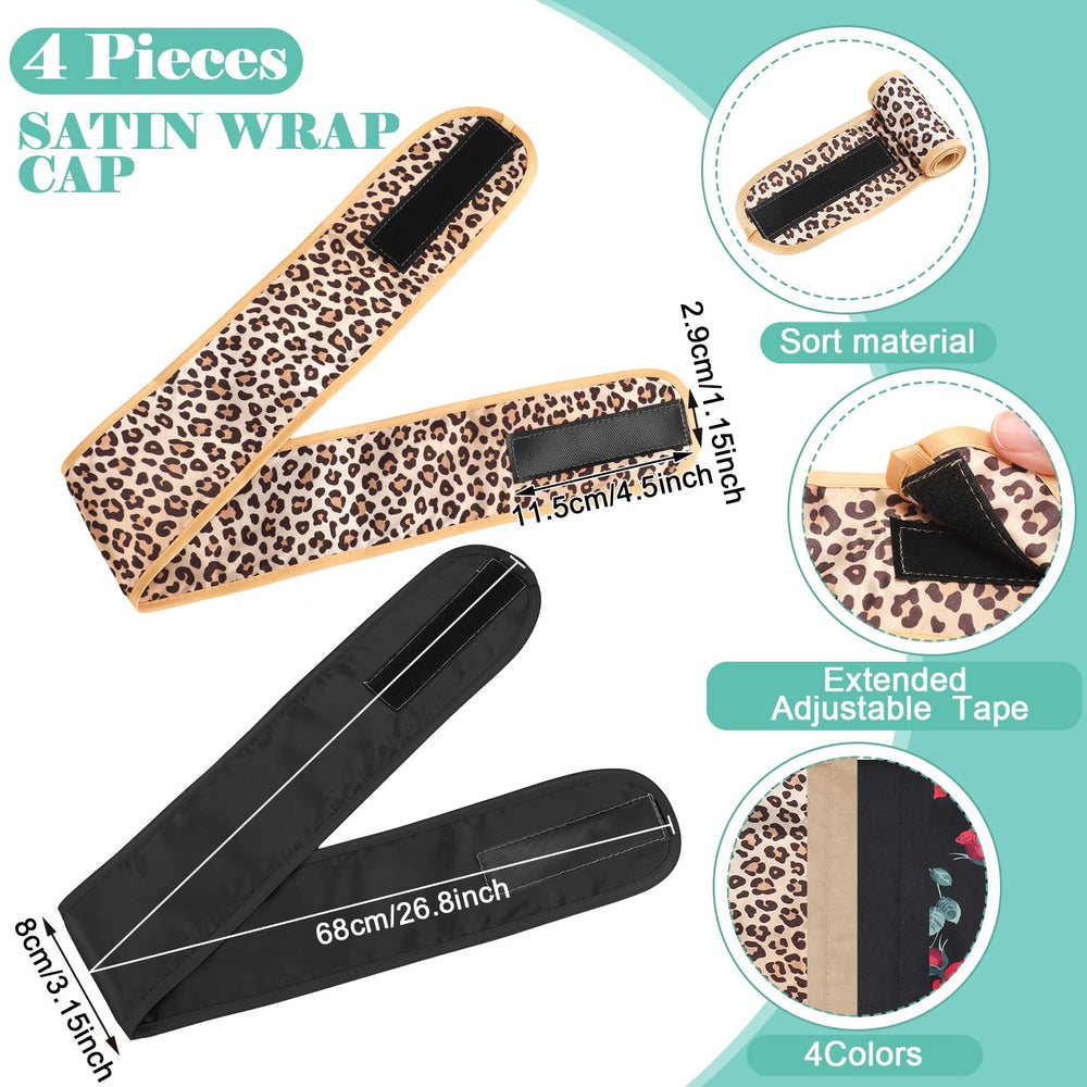 Eurzom wrap satin champagne : éclat discret et confort pour la nuit