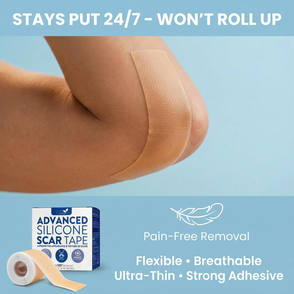 Bandes silicone Eva Naturals confort 24h, port discret et non irritant.