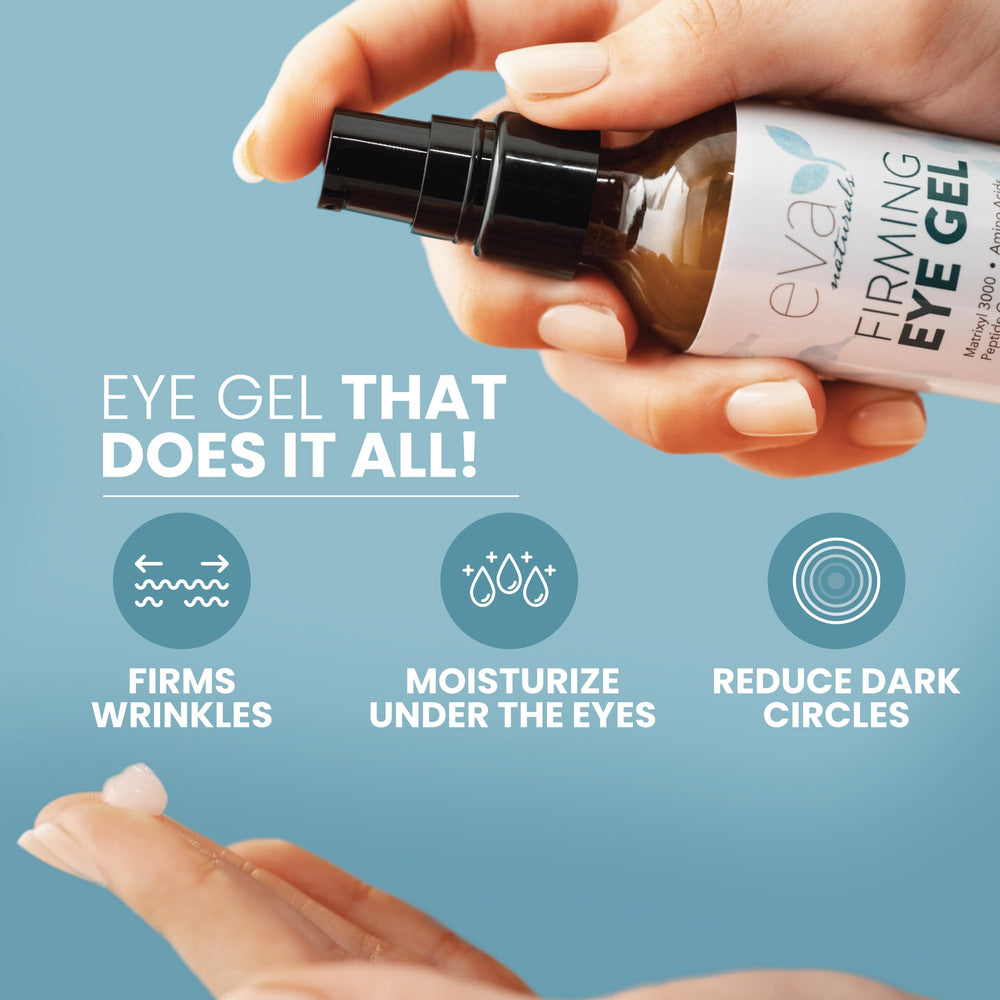 Texture gel frais Eva Naturals prête à absorber rapidement sans gras.