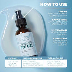 Eva Naturals Gel Yeux: ridules fines lissées et peau plus ferme