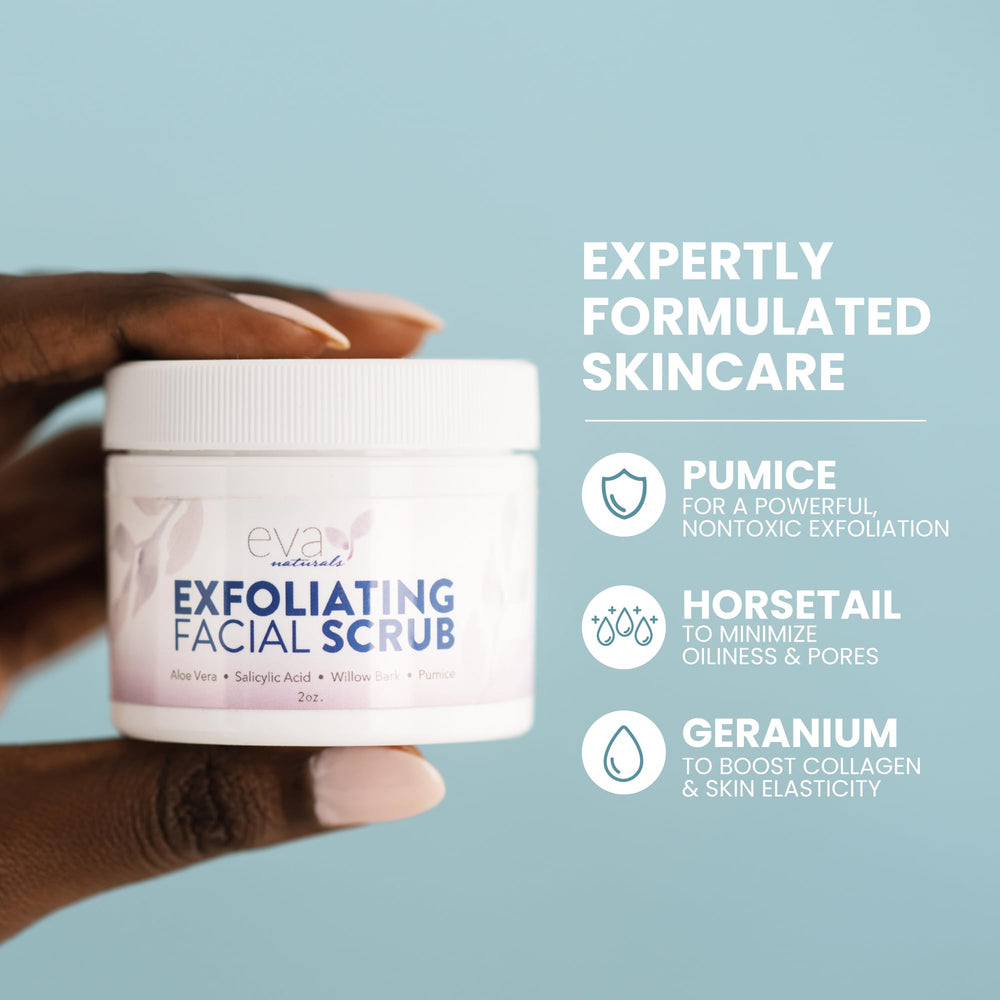Gommage Eva Naturals avec Aloe Vera pour apaiser la peau