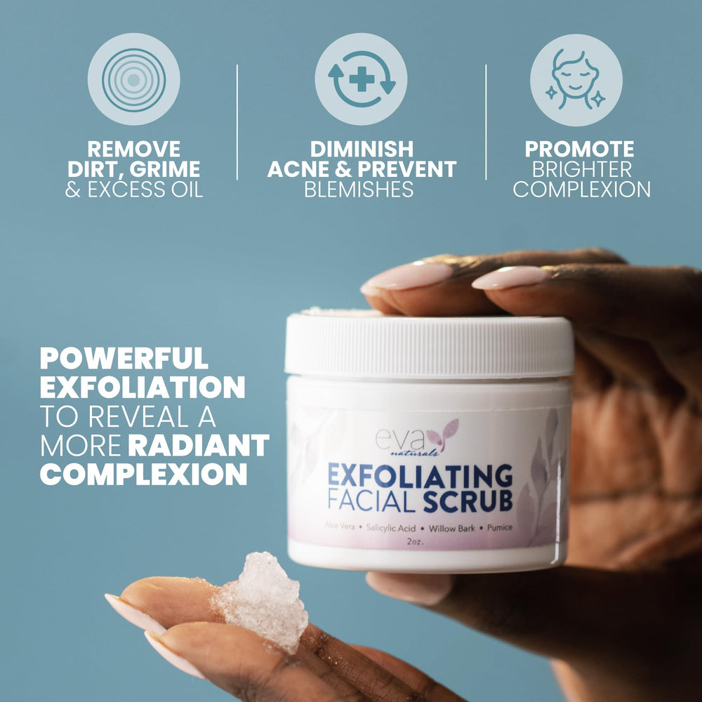 Texture pierre ponce du gommage Eva Naturals pour exfolier en douceur