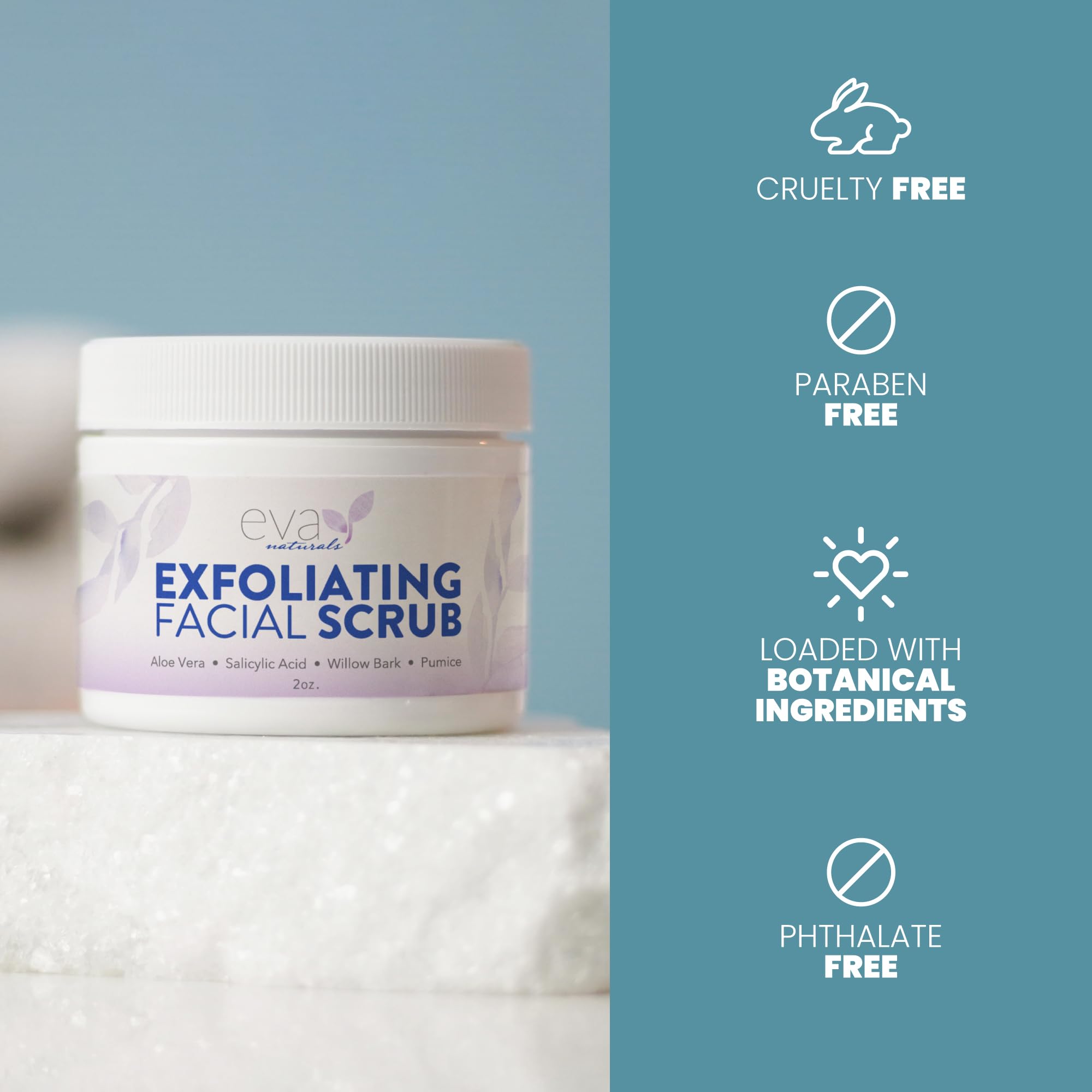 Utilisation quotidienne avec Eva Naturals pour une peau propre