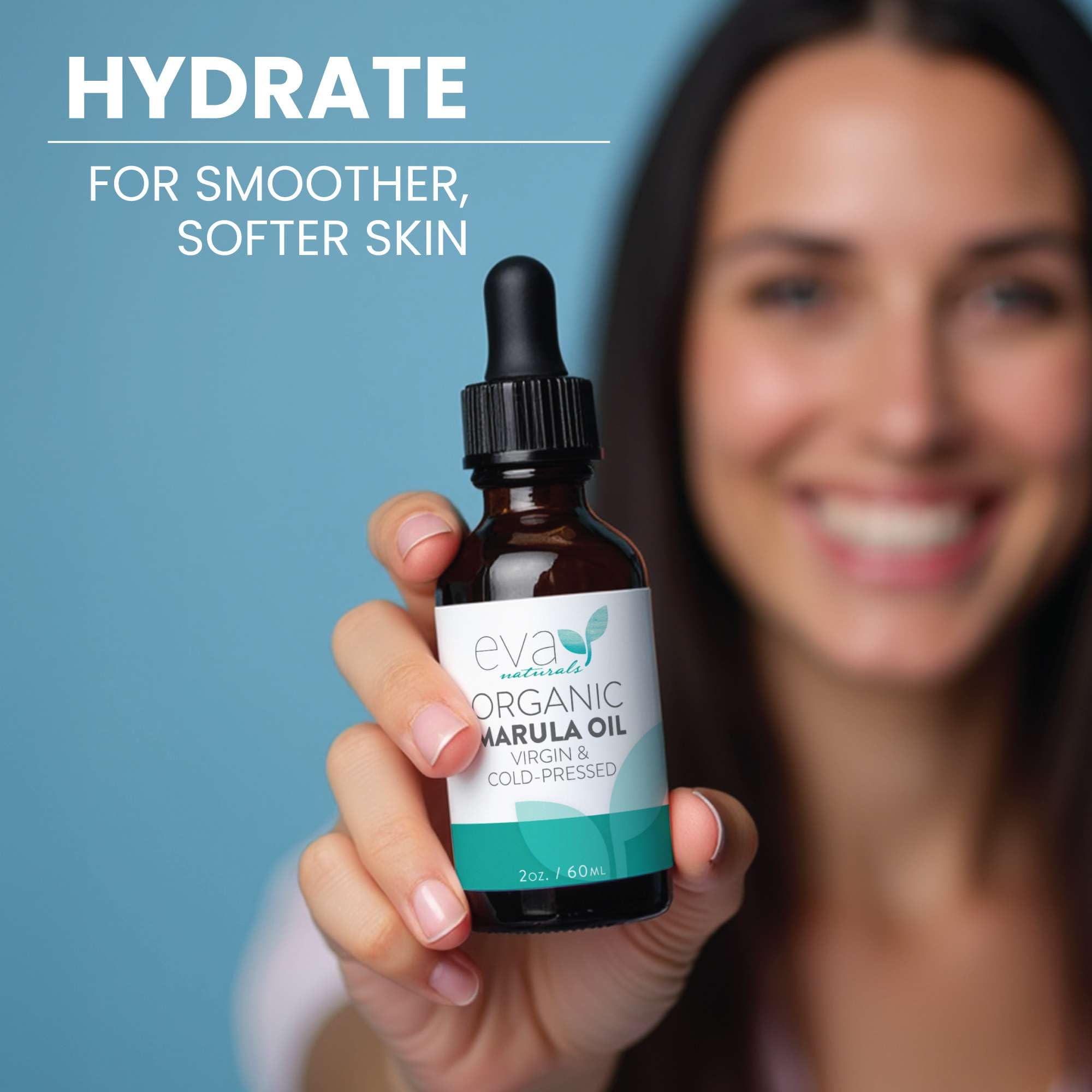 Eva Naturals Huile Marula voyage — format compact et pratique.