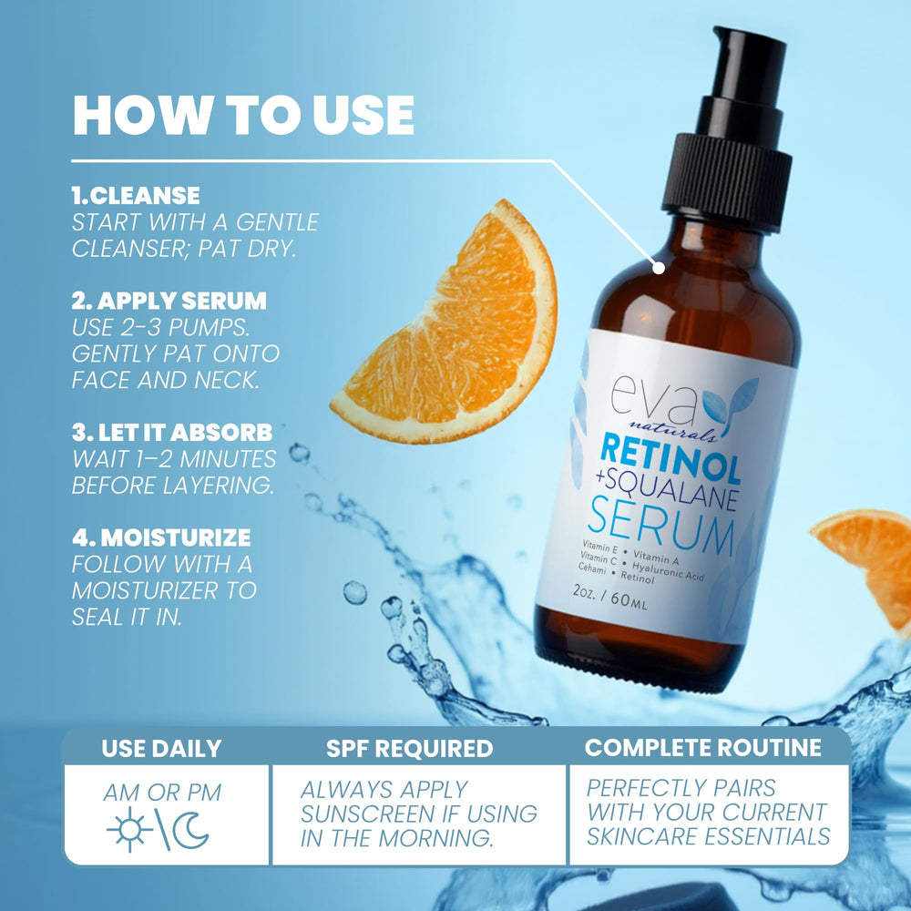 Hydratation profonde assurée par le sérum Eva Naturals