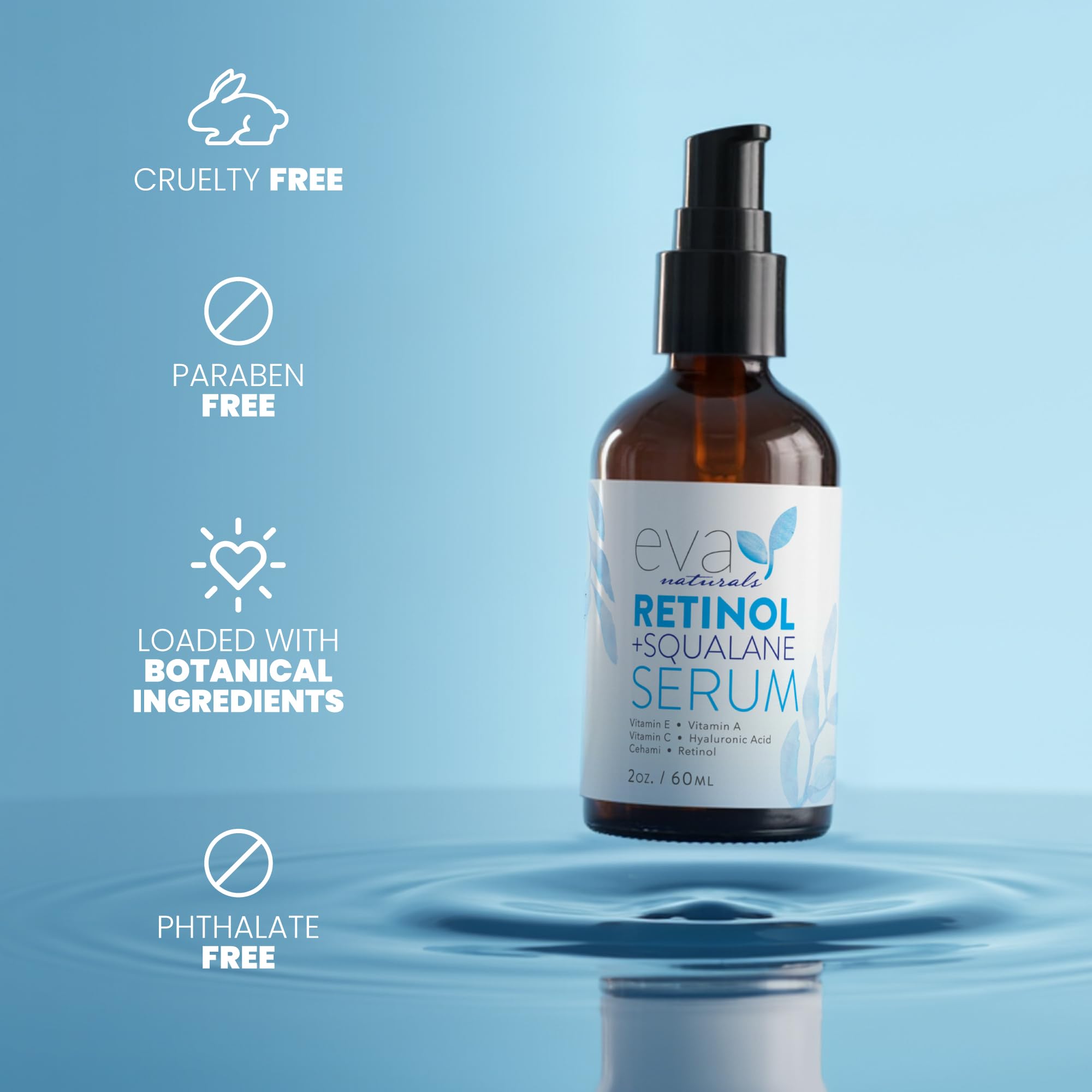 Peaux sensibles peuvent bénéficier du sérum Eva Naturals