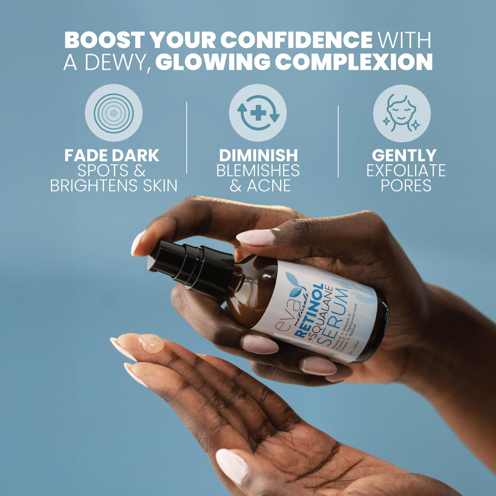 Texture légère du sérum Eva Naturals pour une absorption rapide