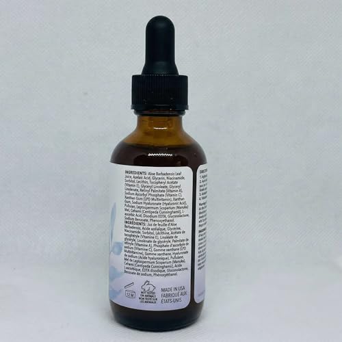 Goutte-pipette du sérum pour une application précise et légère.