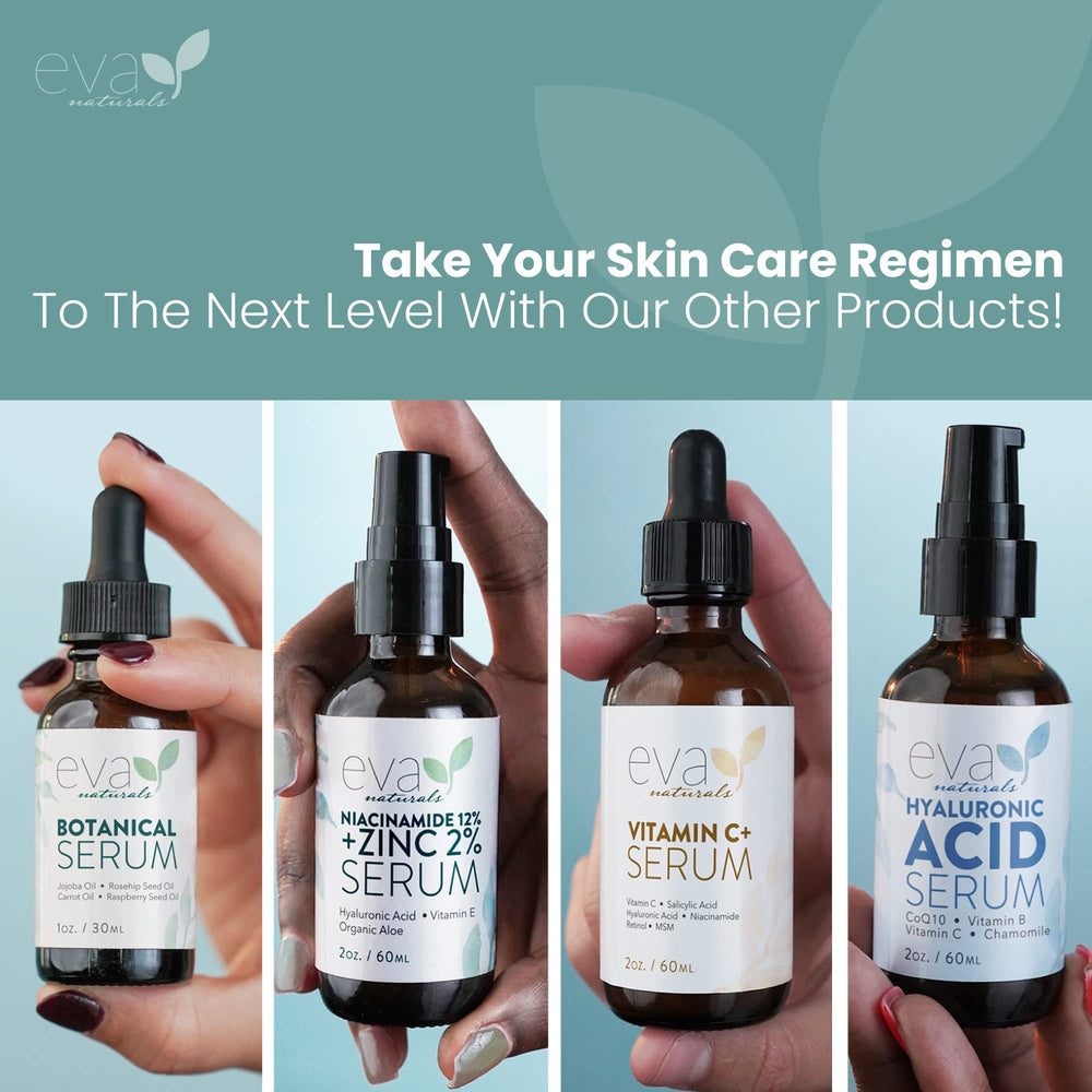 Parfait sous maquillage et routine quotidienne Eva Naturals.