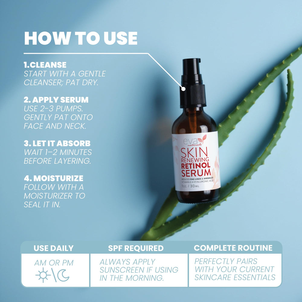 Aloe vera du sérum Eva Naturals hydrate et apaise la peau.