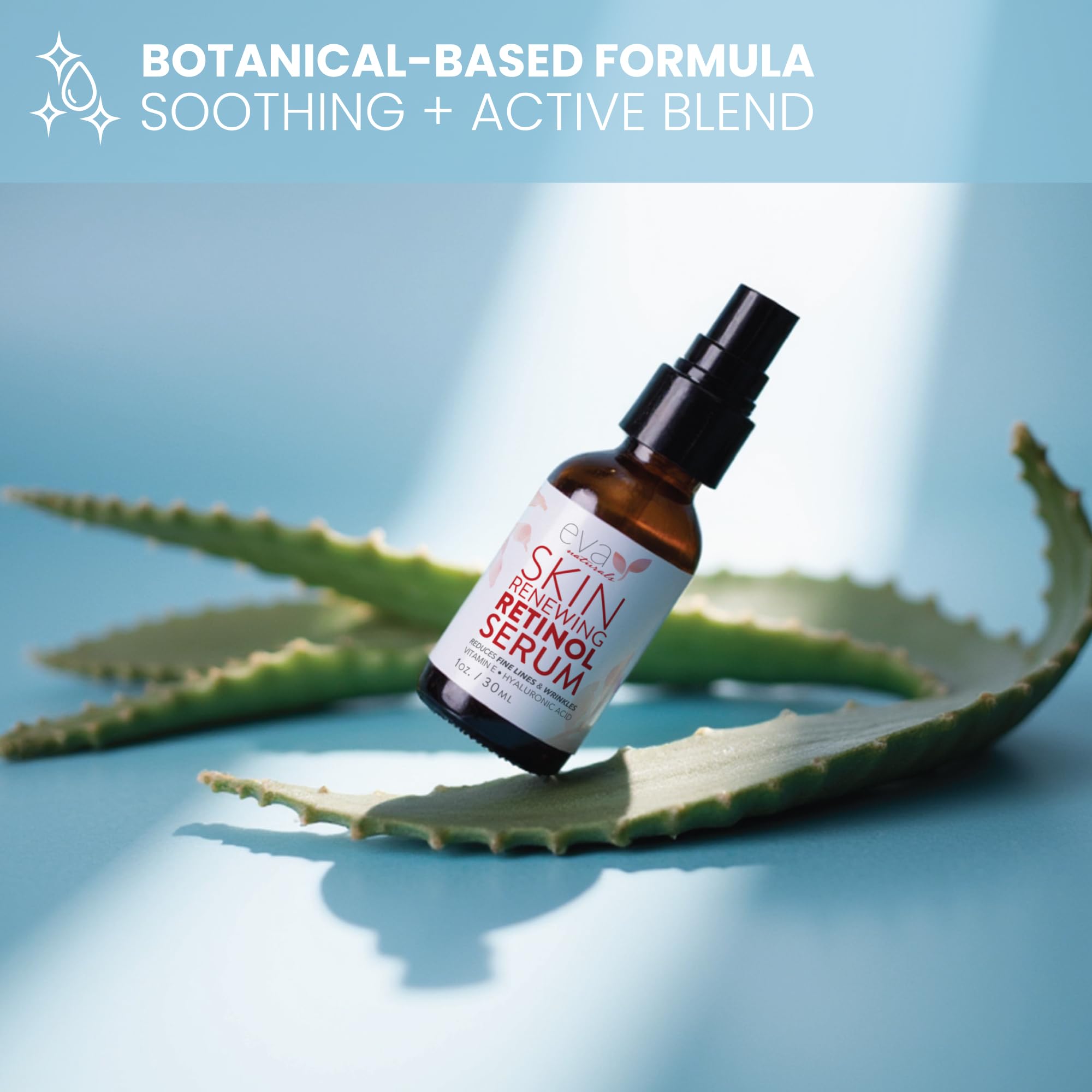 Ingrédients botaniques Eva Naturals hydratants pour nourrir la peau.