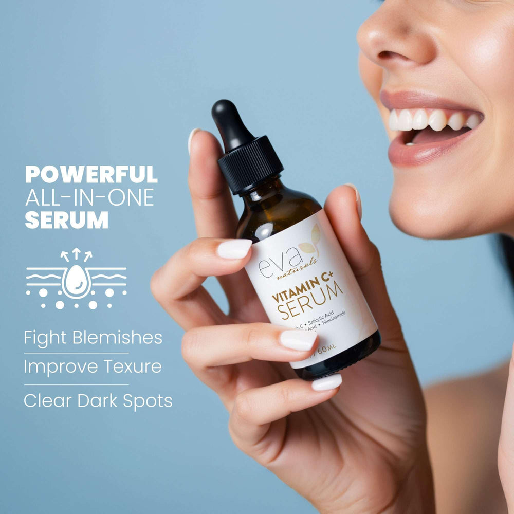 Utilisation quotidienne matin et soir du sérum Eva Naturals