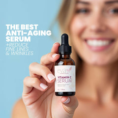 Texture légère du sérum Eva Naturals qui pénètre rapidement sans résidu.