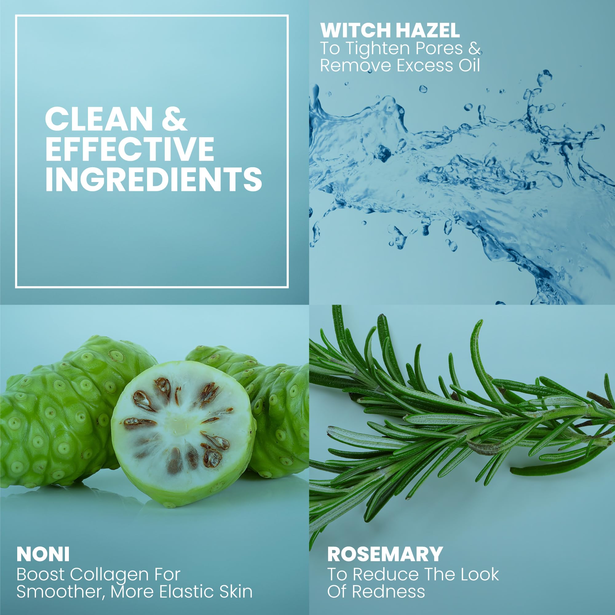 Tonique Eva Naturals hamamélis et arbre à thé clarifiant et purifiant