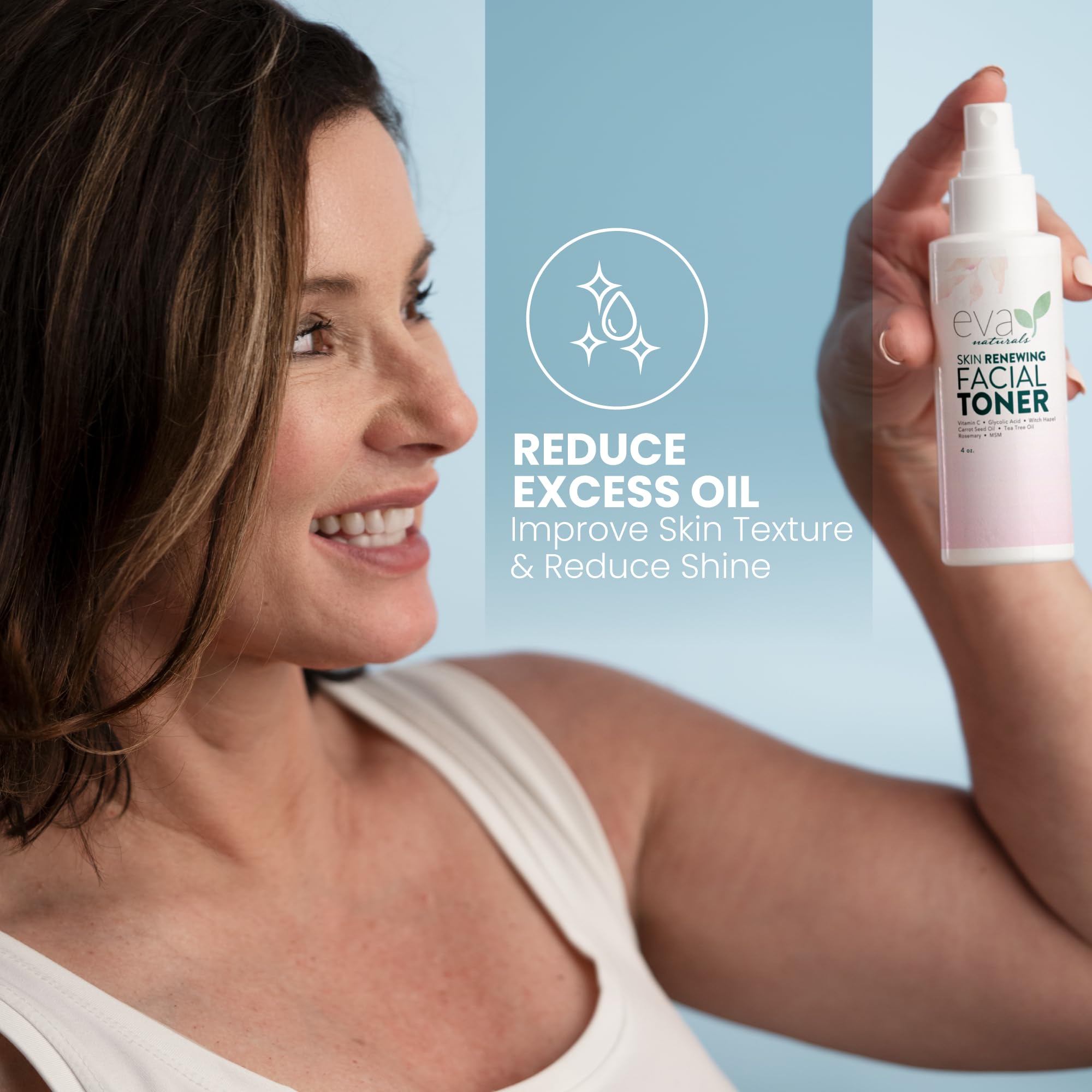 Tonique Eva Naturals vitamine C éclaire et unifie le teint
