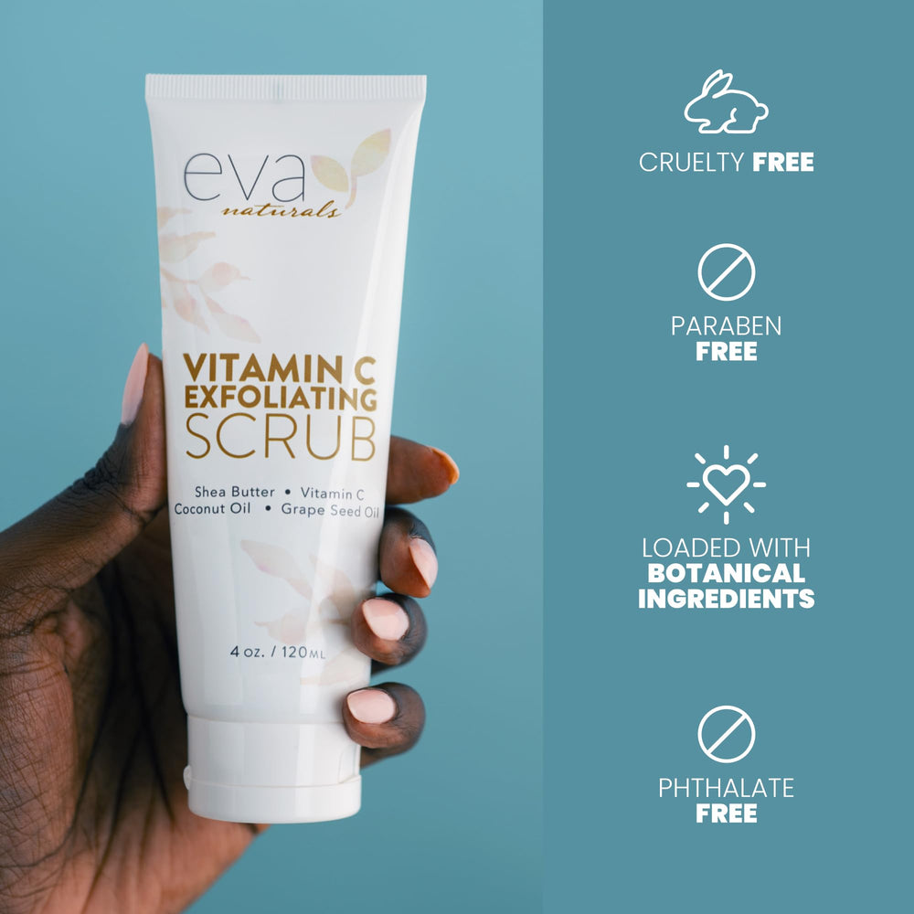 Botanique coco karite du Eva Naturals Vitamine C Scrub pour hydratation