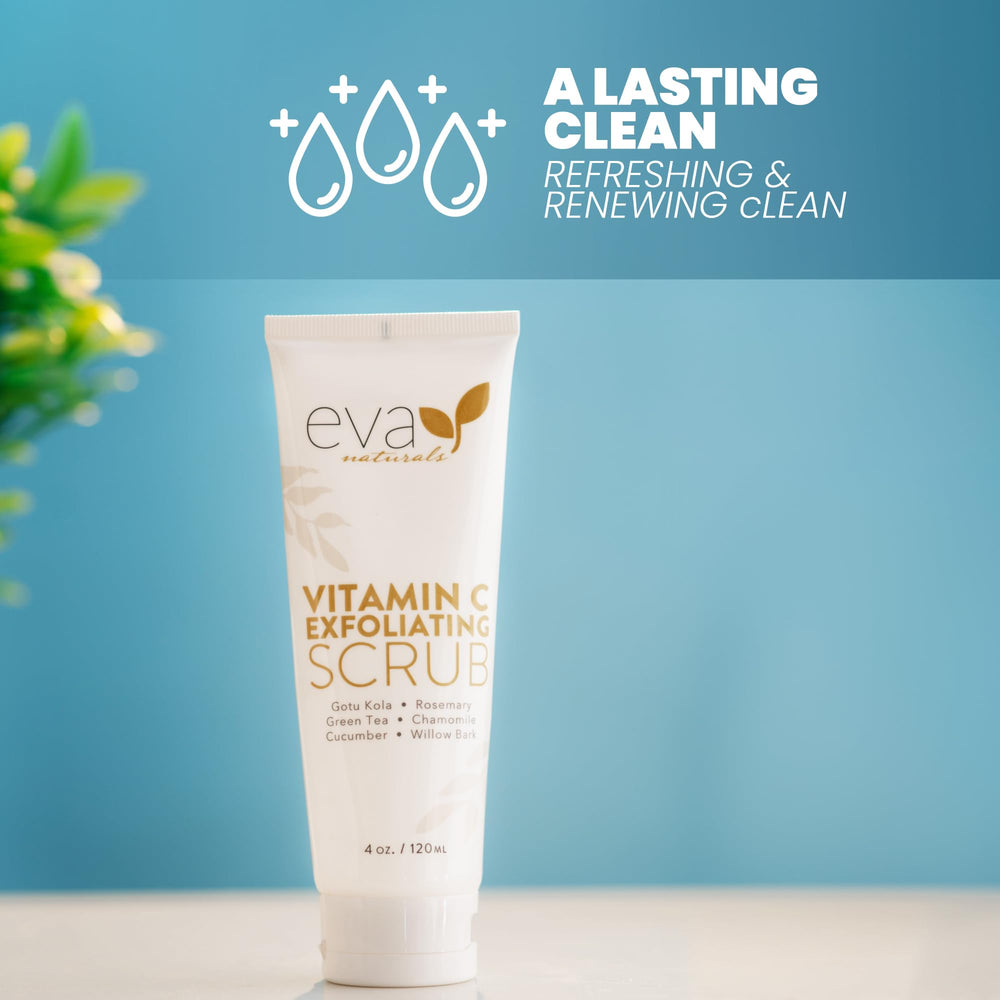 Huile de coco du Eva Naturals Vitamine C Scrub apporte hydratation
